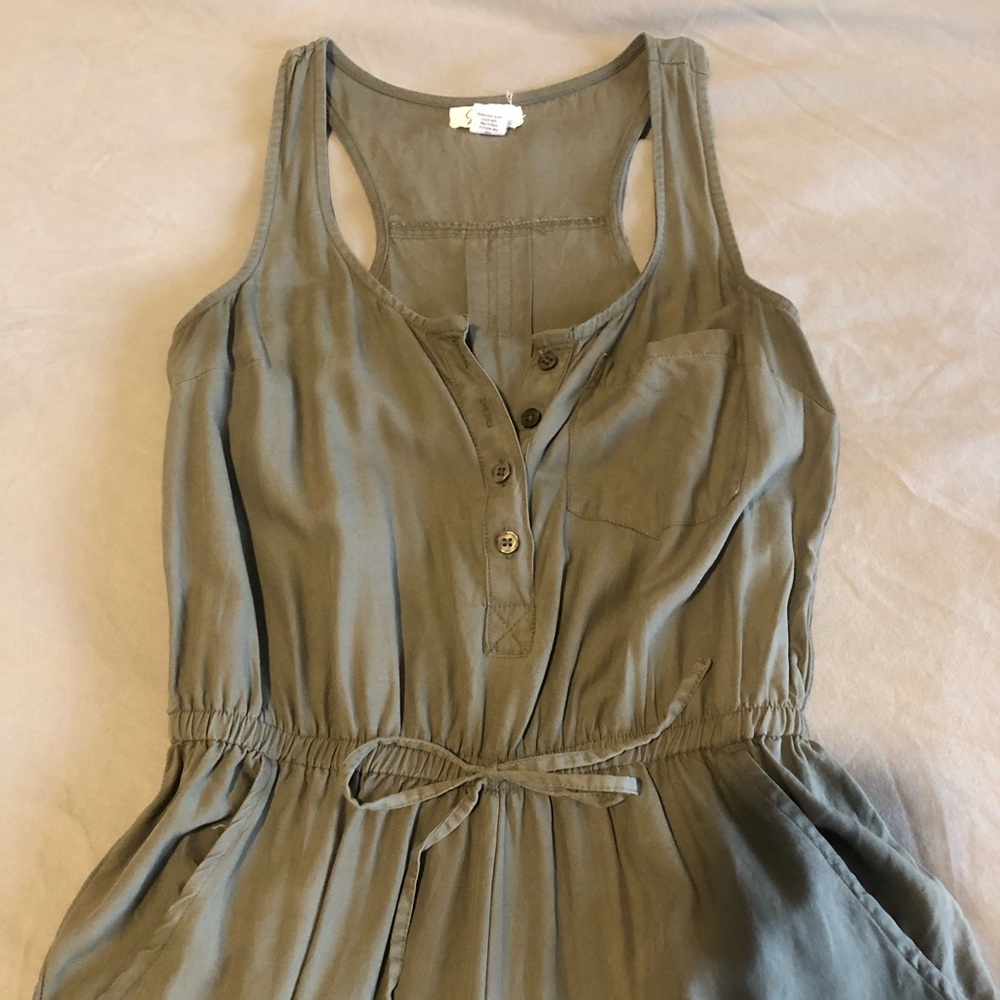 Army green jumpsuit